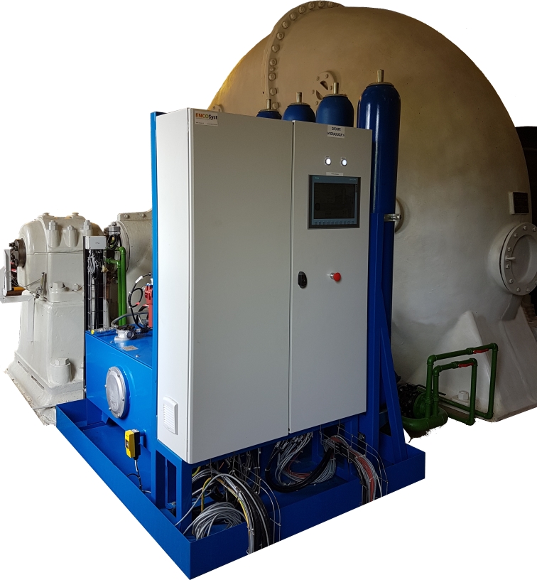 Régulation de vitesse pour turbine hydraulique
